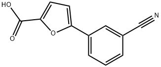 5-(3-Cyanophenyl)-furane-2-carboxylic acid Structure