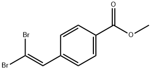 메틸4-(2,2-디브로모비닐)벤조에이트 구조식 이미지