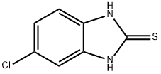 5-Chloro-2-mercaptobenzimidazole 구조식 이미지