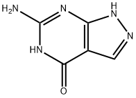 6-Amino-1H-pyrazolo[3,4-d]pyrimidin-4(7H)-one 구조식 이미지