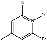 2,6-Dibromo-4-methylpyridine-1-oxide Structure