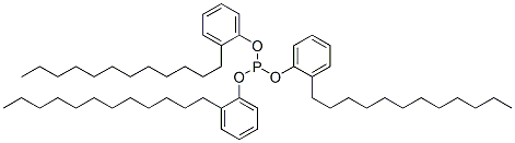 tris(dodecylphenyl) phosphite Structure