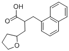 1-(TETRAHYDRO-2-FURYL)-3-(1-NAPHTHYL) PROPANE-2-CARBOXYLIC ACID 구조식 이미지