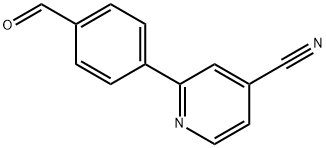 4-(3-Cyanopyridin-2-yl)benzaldehyde Structure