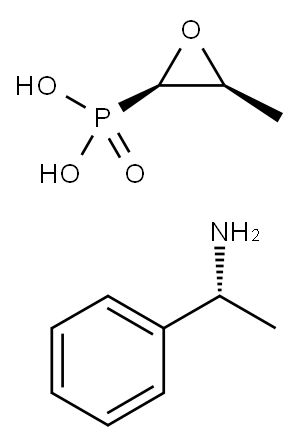 Phosphonomycin (R)-1-phenethylamine salt Structure