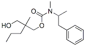 2-Methyl-2-propyl-1,3-propanediol 1-[N-methyl-N-(2-phenyl-1-methylethyl)carbamate] Structure