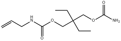 N-Allylcarbamic acid 2-(carbamoyloxymethyl)-2-ethylbutyl ester Structure