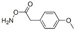 Amino-4-methoxyben-zeneacetic acid 구조식 이미지