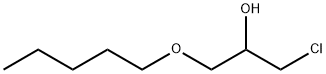 1-클로로-3-(펜틸옥시)-2-프로판올 구조식 이미지