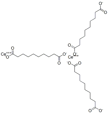 cerium(3+) sebacate Structure