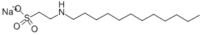 N-Dodecyltaurine sodium salt Structure