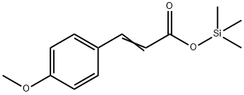 p-Methoxycinnamic acid trimethylsilyl ester Structure