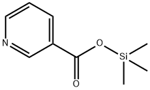 3-Pyridinecarboxylicacid,trimethylsilylester(9CI) Structure