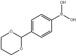 Boronic acid, [4-(1,3-dioxan-2-yl)phenyl]- (9CI) Structure