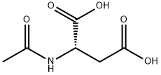 N-Acetyl-DL-aspartic acid 구조식 이미지