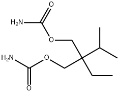 디카르밤산2-에틸-2-이소프로필트리메틸렌에스테르 구조식 이미지