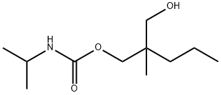 2-(hydroxymethyl)-2-methylpentyl isopropyl-carbamate  Structure