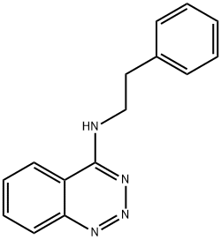 N-[2-Phenylethylamino]benzo-1,2,3-triazine Structure