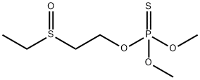 Phosphorothioic acid O-[2-(ethylsulfinyl)ethyl]O,O-dimethyl ester Structure