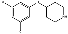 4-(3,5-DICHLOROPHENOXY)PIPERIDINE Structure