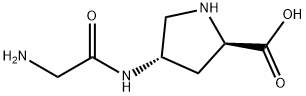 D-프롤린,4-[(아미노아세틸)아미노]-,(4S)-(9CI) 구조식 이미지