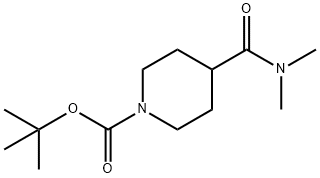 1-BOC-4-디메틸카르바모일피페리딘 구조식 이미지