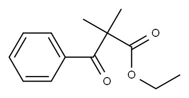 Ethyl 2-benzoyl-2-Methylpropionate Structure