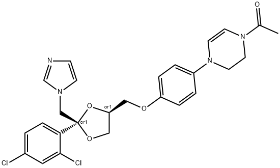 2,3-Dehydro Ketoconazole 구조식 이미지