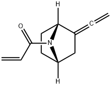 7-Azabicyclo[2.2.1]heptane,2-ethenylidene-7-(1-oxo-2-propenyl)-,(1R,4S)-(9CI) 구조식 이미지