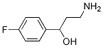 3-AMino-1-(4-fluorophenyl)propan-1-ol Structure