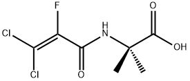 Alanine,  N-(3,3-dichloro-2-fluoro-1-oxo-2-propenyl)-2-methyl-  (9CI) Structure