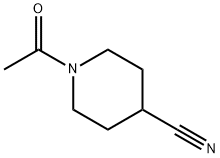 1-ACETYLPIPERIDINE-4-CARBONITRILE Structure
