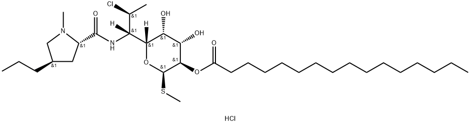 Clindamycin palmitate hydrochloride Structure