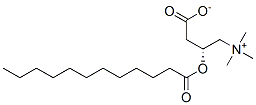 (3R)-3-dodecanoyloxy-4-trimethylammonio-butanoate Structure