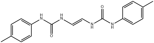 (E)-1,1'-Vinylenebis[3-(p-tolyl)urea] Structure