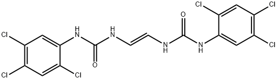 (E)-1,1'-Vinylenebis[3-(2,4,5-trichlorophenyl)urea] Structure