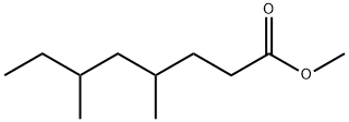 [4S,6S,(+)]-4,6-Dimethyloctanoic acid methyl ester Structure