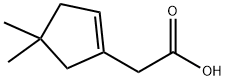 1-사이클로펜텐-1-아세트산,4,4-디메틸-(9CI) 구조식 이미지