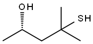 4-Mercapto-4-methylpentan-2-ol Structure