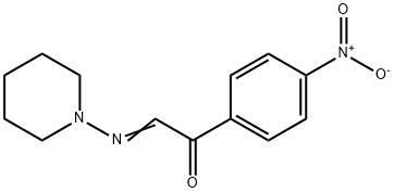 4'-Nitro-α-(piperidinoimino)acetophenone Structure