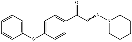4'-(Phenylthio)-α-(piperidinoimino)acetophenone Structure