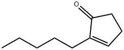 2-펜틸-2-사이클로펜텐-1-온 구조식 이미지