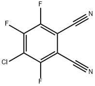 1,2-Benzenedicarbonitrile, 4-chloro-3,5,6-trifluoro- 구조식 이미지