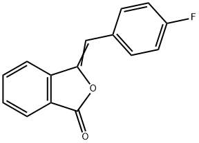 3-[(4-Fluorophenyl)methylene]phthalide Structure