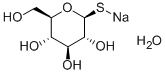 1-THIO-D-GLUCOSE, SODIUM SALT HYDRATE Structure