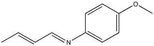 벤젠아민,N-(2E)-2-부테닐리덴-4-메톡시-,[N(E)]-(9CI) 구조식 이미지