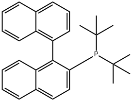 RAC-2-(DI-T-BUTYLPHOSPHINO)-1,1'-BINAPHTHYL Structure