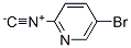 Pyridine, 5-bromo-2-isocyano- (9CI) Structure