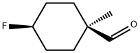 사이클로헥산카복스알데히드,4-플루오로-1-메틸-,시스-(9CI) 구조식 이미지