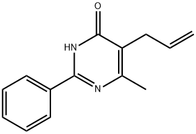 5-알릴-6-메틸-2-페닐피리미딘-4-올 구조식 이미지